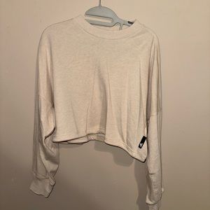 *BRAND NEW* Adidas | Beige Crop Sweatshirt | Size: M